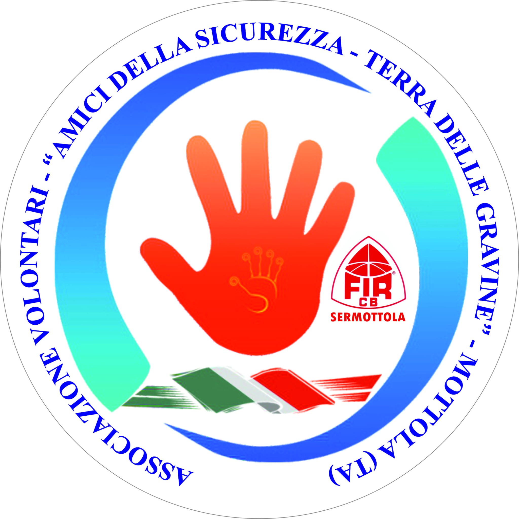 Logo Amici della Sicurezza Terra delle Gravine ODV ETS